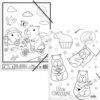 Dello Plastic Capybara, A4, Be Cappy II, Coloring Folder, Pack of 10