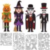 DELORIGIN Halloween Nutcracker Pumpkin Cat Cutting Die Card Making Die Stencil Carbon Steel Die Cuts Scrapbooking Embossing Template for Birthday Greeting Cards Craft Album Letter Invitation Decor