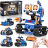 Demkia 5in1 STEM Robot Building Kit, 560 PCS APP/Remote Control Mech RC Robotics for Kids Ages 8-12, Science Kit Coding Robots Toy Set, Birthday Gifts for Boys Age 8-14+