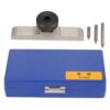 Depth Dial Indicator Base, Stainless Steel Depth Gauge Holder with 3 Extension Rods, for Precision Depth Measuring