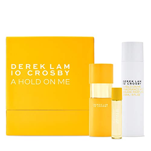 Derek Lam 10 Crosby - A Hold On Me - 3 Pc Gift Set - 3.4 Oz Oz Eau De Parfum, 0.3 Travel Spray, And 8 Oz Fragrance Mist - Bright, Exotic Scent For Women - Crisp Pimento Berry And Sweet Tiger Lily