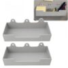Desk Board Accessory Organizer Tray, Push Pin Storage Holder for Desktop