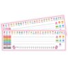 Desk Name Plates for Students, 40 Pack Self Adhesive Desktop Name Stickers, 3 x 9 Inch Classroom Name Tags - A01
