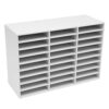 Desktop Literature Organizer, Adjustable File Sorter with 27 Compartments