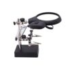Desktop Multifunctional Auxiliary Clip with LED Light Cold Warm Plug-in Magnifying Glass