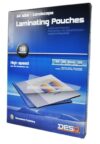 DESQ® A4 125 Micron Gloss Laminating Pouches with Rounded Corners Laminating Pouches Landscape Pack of 100 216 x 303mm Premium