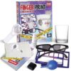 Detective Fingerprint Kit for Kids Ages 8-12, FunKidz Spy Gear Pretend Play STEM Science Kit Project with Crime Scene Investigations Educational Class Tools for Boys Girls