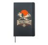 DETECTORIST Metal Detecting Hobby Treasure Hunting Hardcover Journal, Black