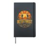 DETECTORIST Metal Detecting Hobby Treasure Hunting Hardcover Journal, Black