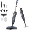 DEVOAC VM6 Scrubbing Steam Mop with Rotating Mop Pads, 10 in 1 Steam Mop, Lightweight Spin Mop & 3 Steam Modes for Hard Floor Laminate Marble Floors (Ink)