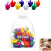 DFGWETYH Mini Middle Fingers, Flip The Bird in Bulk, Tiny Hands for Desks, Party Favors, Passive-Aggressive Jokes，100PC