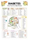 Diabetes Meal Planner Poster/Metal Tin Sign Carb Guide Reference
