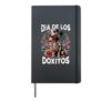 Dia De Los Muertos Doxitos Mexican Dachshund Halloween Doxie Hardcover Journal, Black