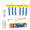 DiazEase Remote Control Reflex Stick Game, Family Interactive Reaction Time Training - Falling Sticks Challenge for Hand Eye Coordination Training, Party Reflex Challenge Games & Adults/Kids (Yellow)