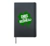 Dibs On The Readhead St Patrick Funny Irish Shamrock Humor Hardcover Journal, Black