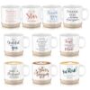 Didaey 10 Pcs Thank You Mugs Bulk Appreciation Gifts for Employee Coworkers Teachers Nurse Office Staff Inspirational Ceramic Thank You Coffee Mugs for Housekeeper Vet Tech Medical Assistant