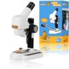 DieMaus Microscope with LED Lighting, 20x Magnification, Lightweight and Portable, for Children from 6 Years