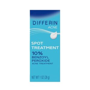 Differin Acne Spot Treatment, Max Strength, 10% Benzoyl Peroxide, 1 fl oz