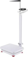 Digital Bathroom Scale with Height Measurement, LCD Display for Accurate Weight and Height Tracking,White