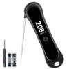 Digital Instant Read Meat Thermometer, 180° Foldable Probe IP67 Waterproof Cooking Thermometer, Accurate BBQ Grill Oven Smoker Deep Fry Thermometer for Turkey Beef Steak