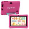 DIGITHINK Android Tablet 7 inch Tablets with Case, 4GB RAM 32GB ROM 1TB Expand, Quad-core Processor Tablet, 1024 x 600 IPS Screen, Dual Cameras, 3000mAh Battery, Bluetooth, WiFi GMS, Widevine L1