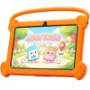 DIGITHINK Kids Tablet 7 inch 3-9 with Protective Case, 4GB (2GB+2GB Expand) RAM 32GB ROM, Toddler Tablets, Andriod Educational Learning Device,Prarent Control, Netflix,YouTube,aiwawa apps (Orange)