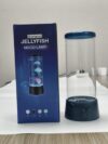 Dimind Jellyfish Lamp 7 Color Changing Effect Dancing Jelly Fish Toy Aquarium Night Light with Adapter Wave Projection for Room Bedroom Office Homer Decor Sensory Lamp Gift for Kids Adults
