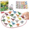 Dinochez Dinosaur Chess Game Set 2026, 20 Pcs Dinosaur Stones & Storage Bag, Strategy Board Games Easter Basket Stuffers Easter Gifts Family Games Night