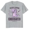 Dino Classroom Crew T-Shirt Present Roaring Clipboard Helper Tee
