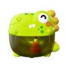 Dinosaur Bath Bubble Machine with Visible Reservoir, Cordless Battery Powered Bathtub Bubble Maker Toy for Daily Shower and Play