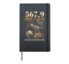 Dinosaur Didn't Read Funny Library Joke Librarian Hardcover Journal, Black