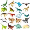 Dinosaur Toys, 20 Pack Realistic Dino Figures with Storage Box for Kids