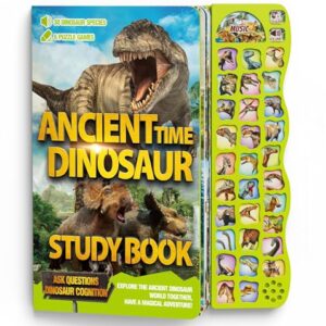 Dinosaur Toys for Kids 3-5 Dinosaur Book with Sounds 30 Species Names & Realistic Sounds InteractiveToys for Boys Girls Kids 2 3 4 5 6 7 Year Old Dinosaur Toys Gifts(Dinosaur Book)