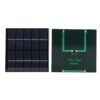 Dioche 1.2W 5V DIY Polysilicon Solar Panel for 3.7V Battery Charging, High Efficiency Photovoltaic Panel for Science Projects and Renewable Energy Experiments