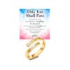 DIOWUS I F♡cking Love You Ring For Women, Hope Rings Adjustable Stainless Steel Silver Promise Jewelry Gift (This Too Shall Pass-Gold)