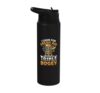 Disc Golf I Came For Fresh Air And Stayed For Triple Bogey Stainless Steel Insulated Water Bottle