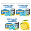 Dishwasher Cleaning Tablets, Machine Care Tablets for Residue, Monthly Maintenance Cleaner for Most Dishwashers (36 Count (Pack of 3), One Size)