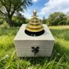 Disk Multi Wave Oscillator,Tesla Polarizing Disk,Stepped Tower Design, PLA Base Structure, for Meditation, Chakra Balancing, Ornamental Home