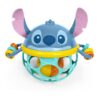 Disney Baby Stitch Oball Rattle by Bright Starts, Easy Grasp Baby Toy with Jingle Ball, Sensory Rattle for Newborn Infant 0-6 Months, Baby Toys 3-6 Months