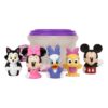 Disney Minnie & Friends - 5 Piece Jumbo Squirter Bucket - Bath Toys for Baby and Toddlers - Includes Organizer Bucket - Store Bath Time Water Toys