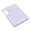 Display Folders Art Portfolio Binder Clear Sleeves ABS Protectors Multicolor 20-60 Pages(Purple,30Pages)
