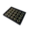 ＡＷＨＡＯ Display Tray Rectangular Jewelry Display Small Tray for Collectors, Countertop, Gold, Large
