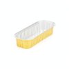 Disposable Aluminum Foil Liner, 12.2 Inch Wide Roll for Sheet Pans and Jelly Roll Pans, Gold Kitchen Wrap for Baking and Storage (1 Count)