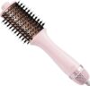 DISSTAR 110,000RPM Hair Blow Dryer Brush, 3X Faster Drying 5-in-1 Ionic Blowout Hair Dryer Brush Anti-Frizz Straight, More Volume & Fullness for Smooth, Curl & Blowout Styles, Portable Travel, Pink