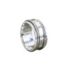 Divyanshi Jewellers Solid 925 Sterling Silver Spinner Meditation Fidget with Twisted Rope Detail Band Handmade Ring for Unisex