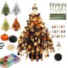 DIY Beaded Christmas Tree Kit, Tabletop Christmas Tree Craft Kit，D