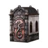 DIY Book Nook Kit, Dragon's Treasure Labyrinth 3D Wooden Puzzle Bookend with Touch LED Light, Miniature House Bookshelf Insert Decor, Unique Gift for Dragon & Book Lovers and Adults