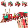DIY Christmas Wooden Train Set, 2026 New 3D Assembly Puzzle Kit，2