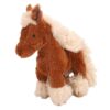 Diydeg Horse Plush Toy, 8.66in Horse Stuffed Animal Plushie Wildlife Animals, Brown Stuffed Pony Plush Pillow Chestnut Gifts for Kids Home Decoration Ornament (Brown)