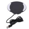 Diydeg Under Desk Wireless Charger, 10W Fast Charging Pad Wireless Charger, Furniture Desktop Charging Station for Travel Bedside Office Table Nightstand Coffee Shops
